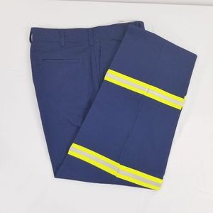 NEW Navy Blue Reflective Visibility Work Uniform Pants